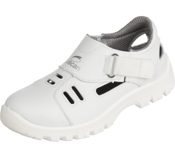 Полуботинки с перфорацией (сандалии) LUSCAN ПУ, МП белые (р.46) 1977610 1