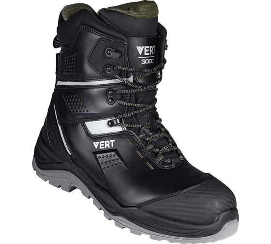 Ботинки VERT высокий берец с КП и КС, кожаные ПУ/ТПУ (48), пар, VERT 3004/48