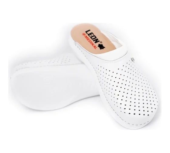 Женские сабо Leon Medikal MED100W белые, р.40 132781 1