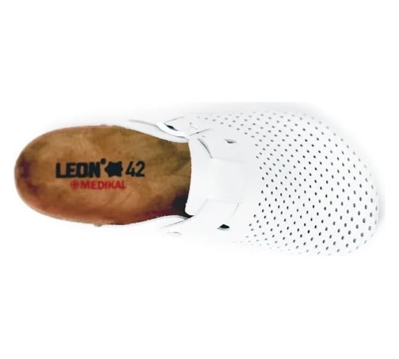 Мужские сабо Leon Medikal MED4700MW белые, р. 45 132585