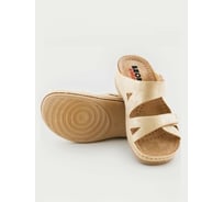 Женские сабо Leon Medikal MED906SВ золотой блеск, р.39 137756