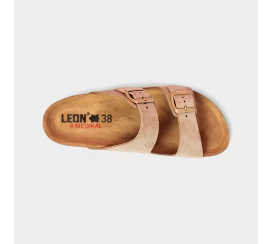 Мужские сабо Leon Medikal MED4703MBR коричневые, р.42 132673