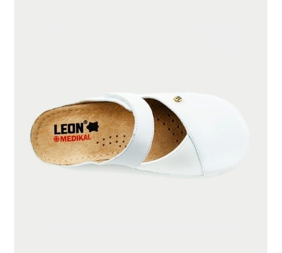 Женские сабо Leon Medikal MED953W белые, р. 38 135967