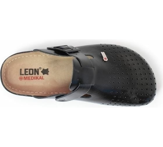 Мужские сабо Leon Medikal MED707MB черные, р.44 136050