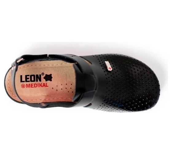Женские сандалии Leon Medikal MED951B черные, р.36 132886