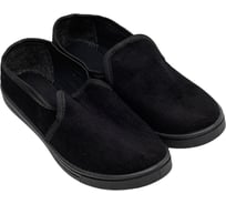 Вельветовые тапочки Факел  Фирма СТЕП  ПВХ, черные, 36 00-00001789 50542000.012