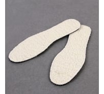 Двухслойные стельки ONLITOP окантовка, размер 45, бежевый 1528799