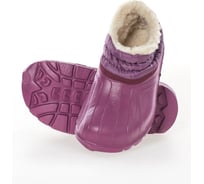 Женские утепленные полусапожки БЕРТА бордовые 807б-38