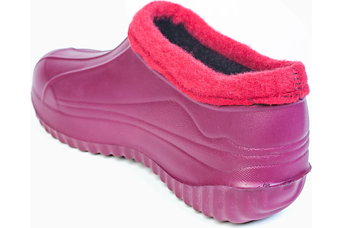 Женские утепленные галоши БЕРТА ЭВА, бордовые, размер 36 501б-36 ...