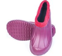 Женские утепленные галоши БЕРТА ЭВА, бордовые, размер 37 501б-37