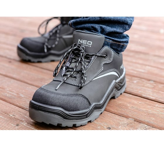 Рабочие полуботинки NEO Tools S3 SRC CE, р. 45, нубук 82-150-45