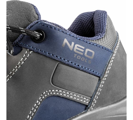 Полуботинки NEO Tools O2 SRC CE, р. 43, нубук, синие 82-740-43