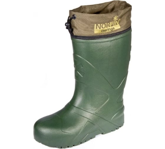 Зимние сапоги Norfin BERINGS с манжетой олива, р.46-47 14861-4647