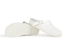 Женские сабо Факел искусственная кожа, белые, р.37 50536000.003