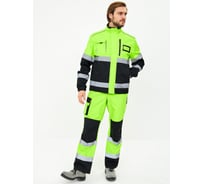 Сигнальный костюм ФАКЕЛ ProfLine Specialist-2 ткань смесовая, 240, п/к, желтый/черный, 56-58/182-188 87490479.014