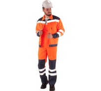 Костюм ГК Спецобъединение ГАБАРИТ оранжевый/темно-синий Кос 524/120/182