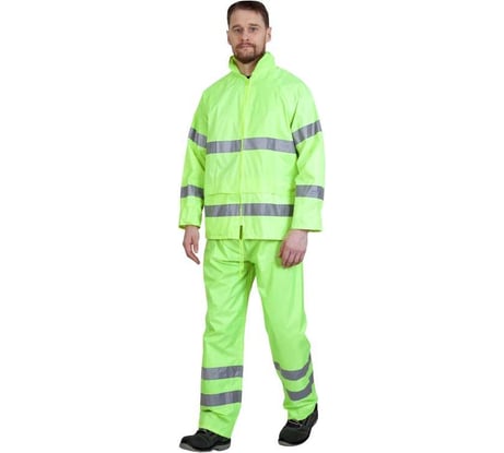 Костюм влагозащитный сигнальный FORT с СОП к+бр лимонный Форт  р XL 00501461445 СП