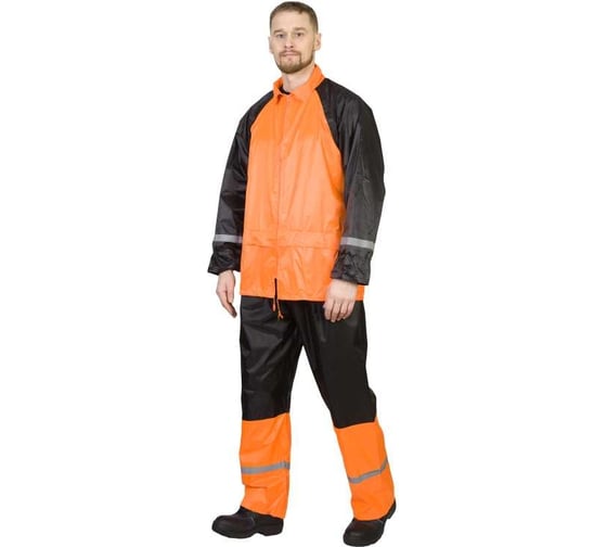Костюм влагозащитный сигнальный FORT с СОП к+бр оранж+черн р XXL 00501456293 1