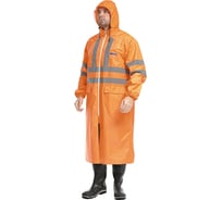 Влагозащитный плащ ГК Спецобъединение EXTRA-VISION WPL флуоресцентный оранжевый Плащ 100/ 96/182