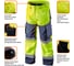 Светоотражающие брюки NEO Tools softshell желтые, размер XL 81-750-XL 2