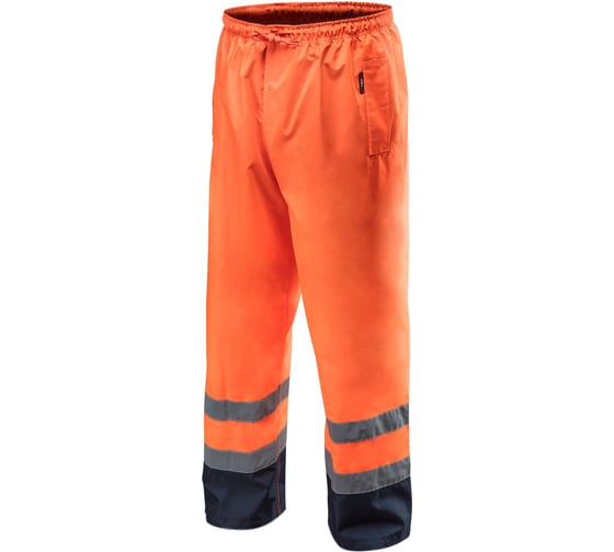 Светоотражающие брюки NEO Tools Oxford оранжевые, размер M 81-771-M