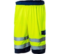 Сигнальные сетчатые шорты NEO Tools желтые, размер XL 81-782-XL