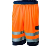 Сигнальные сетчатые шорты NEO Tools оранжевые, размер L 81-783-L