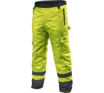 Утепленные светоотражающие брюки NEO Tools Oxford желтые, размер XXXL 81-760-XXXL