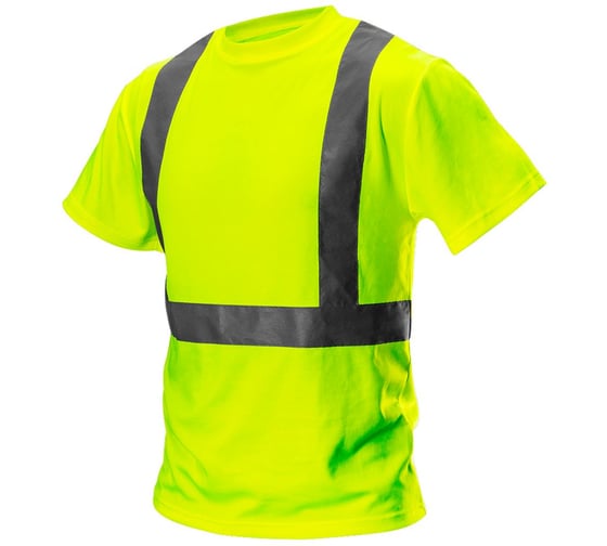 Сигнальная футболка NEO Tools желтая, размер XL 81-732-XL