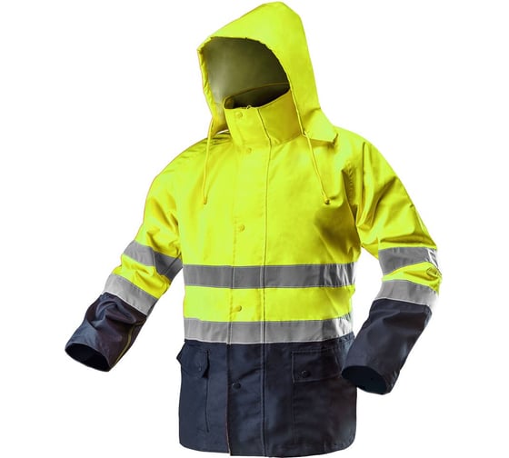 Светоотражающая куртка NEO Tools желтая, размер XL 81-720-XL
