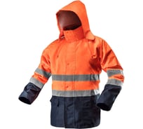 Светоотражающая куртка NEO Tools оранжевая, размер XL 81-721-XL