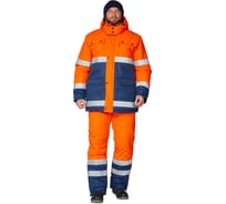 Костюм утепленный Прабо "Спектр 2 Ультра" оранжевый сигнальный/синий, р-р 48-50/182-188 32730
