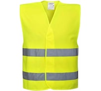 Аварийный сигнальный жилет DolleX, желтый, со световозвращающими элементами, размер XXXL ZS-603XLY