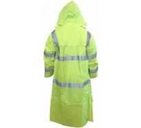 Нейлоновый сигнальный плащ с СО полосами Элит-Профи, желтый, размер 3XL, R022y3XL