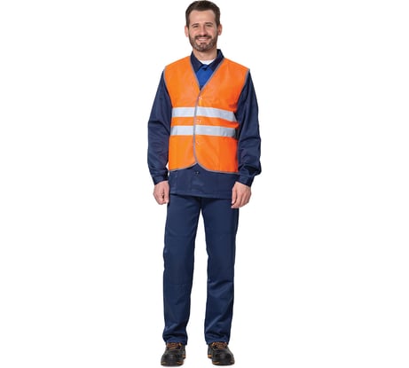 Жилет сигнальный Прабо Спектр Лайт 1П оранжевый, р. 52-54 19482