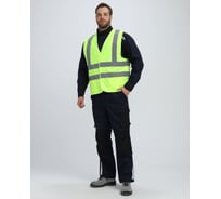 Жилет сигнальный ФАКЕЛ 87489534 ProfLine Specialist с карманами СОП-4 ткань полиэфир, 130, желтый 87489534.007