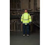 Куртка утеплённая повышенной видимости Delta PlusEASYVIEW цвет флуоресцентный жёлтый/тёмно синий, размер S EASYVJMPT