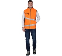 Мужской утепленный жилет Iform ACTIVE флуоресцентный оранжевый-синий (96-100, 170-176), Жил 004/96/170