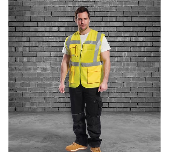Сетчатый жилет PORTWEST Madrid Executive C496, р. 4XL C496YER4XL
