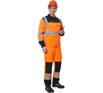 Костюм Авангард. Профессиональная экипировка Флэш оранжевый/черный, р.112-116, рост 182-188518046