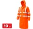 Плащ-дождевик SAMGRUPP сигнальный 2-СОП, ПВХ, оранжевый XXL (упаковка 10 шт) SAMC-056500001-10 1