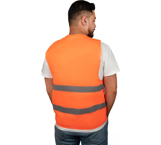 Жилет сигнальный SAMGRUPP (оранжевый) 56-58(XXXL)  (упаковка 500 шт) SAMC-022200004-500