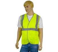 Жилет сигнальный Костромская Текстильная Компания тип 2 трикотажное полотно, 120, застежка велькро, лимон, 2XL (112-116), 170-176 4660319318720