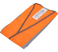 Жилет сигнальный Костромская Текстильная Компания тип 3э трикотажное полотно, 100 г, застежка велькро, Оранжевый, M (88-92), 170-176 4680641984103