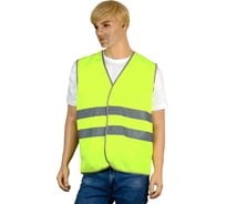 Жилет сигнальный Костромская Текстильная Компания тип 1а трик. полотно 120 350 застежка велькро Лимон, 2XL (112-116), 170-176 4660319312377