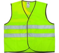 Жилет сигнальный Костромская Текстильная Компания тип 1 трик. полотно 120 350 застежка велькро Лимон, L(96-100), 170-176 4660319310816
