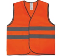 Жилет сигнальный Костромская Текстильная Компания тип 1а трик. полотно 120 350 застежка велькро Оранж, 3XL (120-124), 170-176 4660319313442