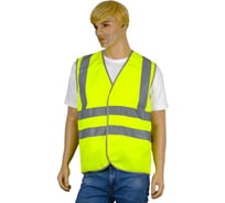 Жилет сигнальный Костромская Текстильная Компания тип 3 трикотажное полотно, 120, 350, застежка велкро, Лимон, M (88-92), 170-176 4680641977136