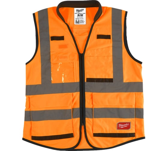 Сигнальный жилет Milwaukee Премиум, оранжевый, р. 2XL/3XL 4932471900 1
