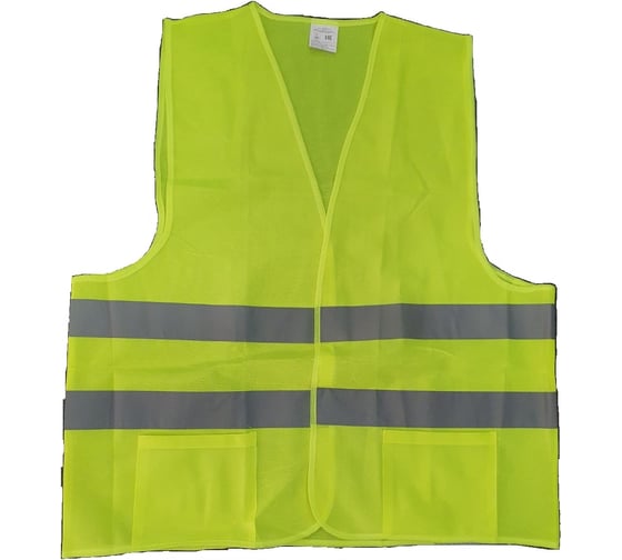 Сигнальный жилет Элит-Профи, СОП, желтый, 2 кармана, 1 класс, 100 г, размер L, R122-1-PYL 1